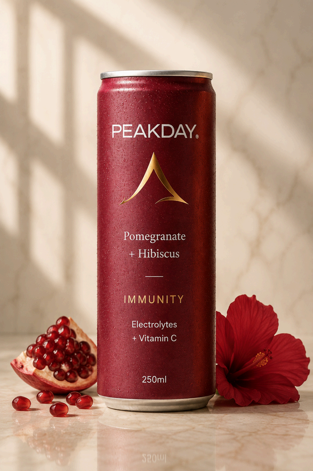 Peakday Pomegranate + Hibiscus